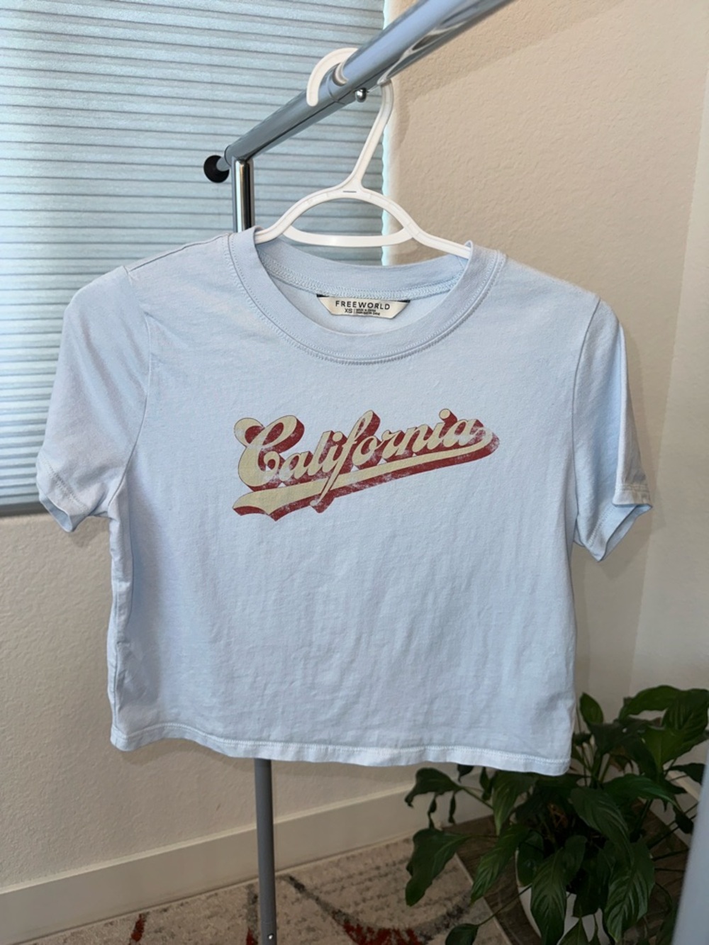 Light Blue 'California' Graphic Tee